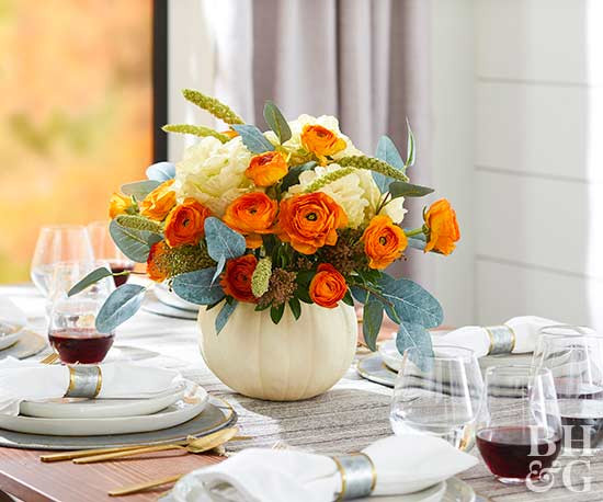 Thanksgiving Flower Arrangement Ideas
 Pretty Thanksgiving Centerpieces