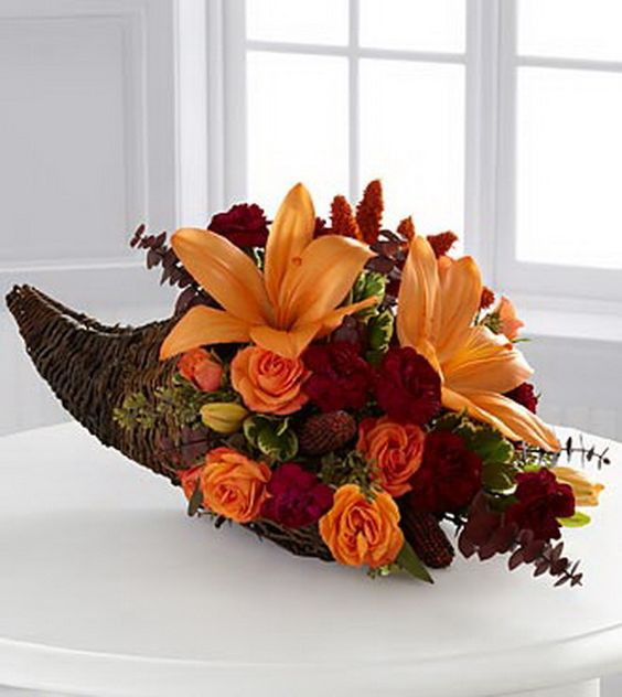 Thanksgiving Flower Arrangement Ideas
 Thanksgiving Floral Centerpiece Ideas 18
