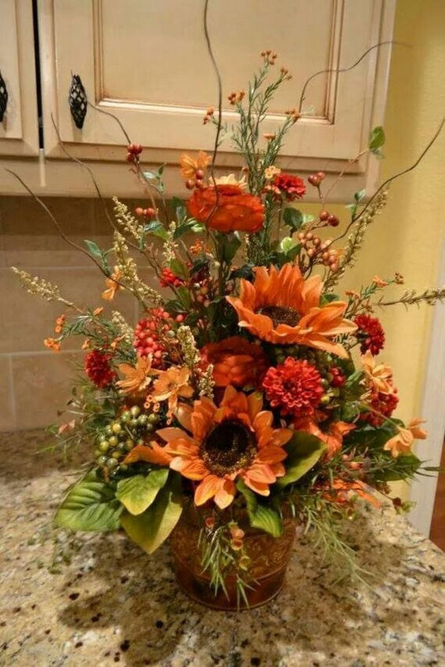 Thanksgiving Flower Arrangement Ideas
 Thanksgiving Decoration Centerpiece Ideas with Flowers
