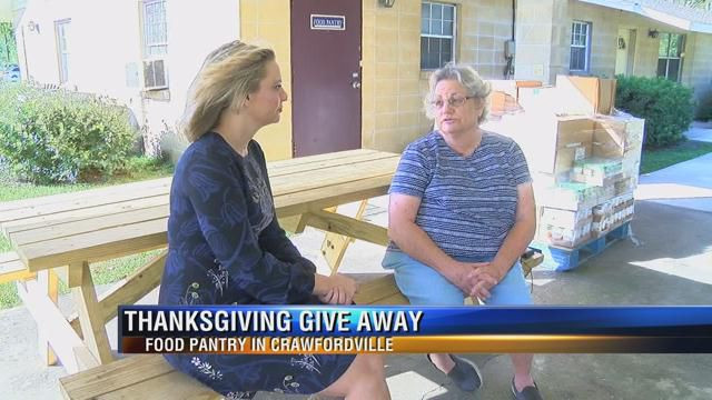 Thanksgiving Food Pantry
 WTXL Turkey Drive Food pantry at Crawfordville Methodist