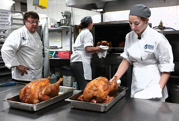 Thanksgiving Food Pantry
 Culinary Program helps food pantry with annual
