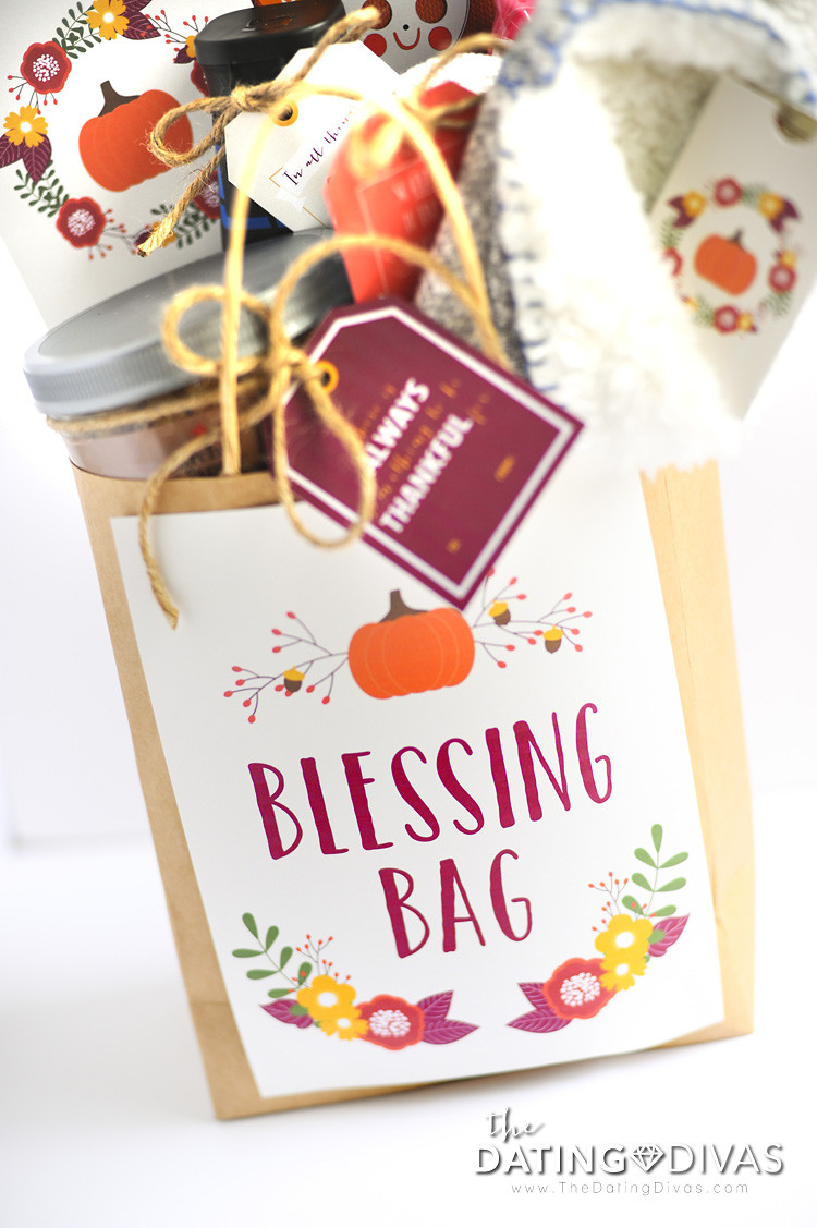 Thanksgiving Gift Bag Ideas
 Blessing Bag