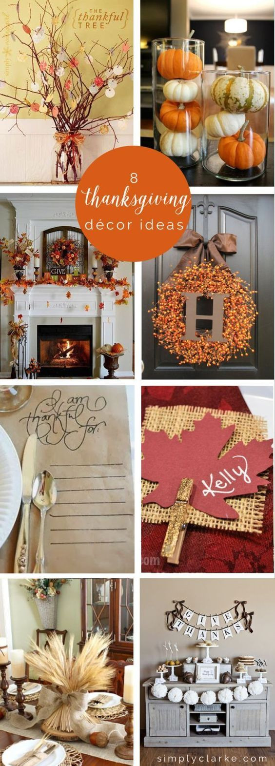Thanksgiving Home Decor
 Best 25 Thanksgiving decorations ideas on Pinterest
