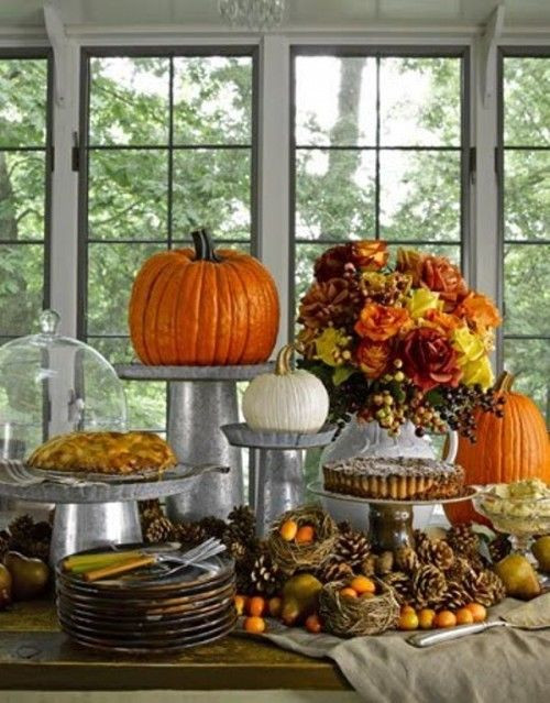 Thanksgiving Home Decor Ideas
 Fall Tablescape s and for