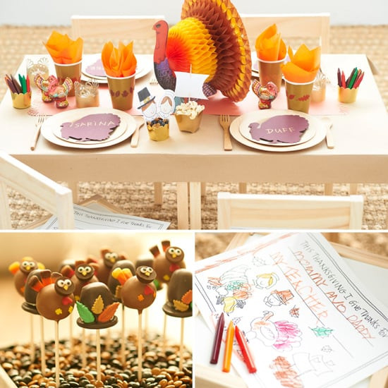 Thanksgiving Kids Table
 Thanksgiving Kids Table Ideas