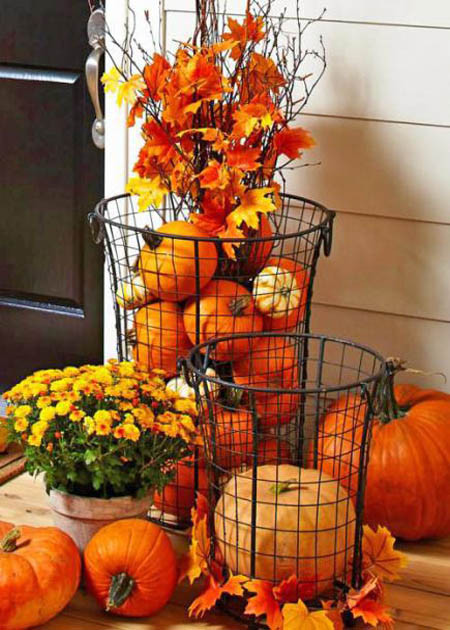 Thanksgiving Porch Decorations
 30 Eye Catching Outdoor Thanksgiving Decorations Ideas