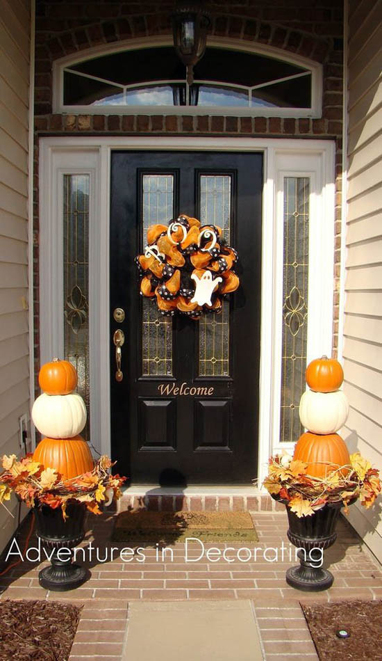 Thanksgiving Porch Decorations
 30 Eye Catching Outdoor Thanksgiving Decorations Ideas