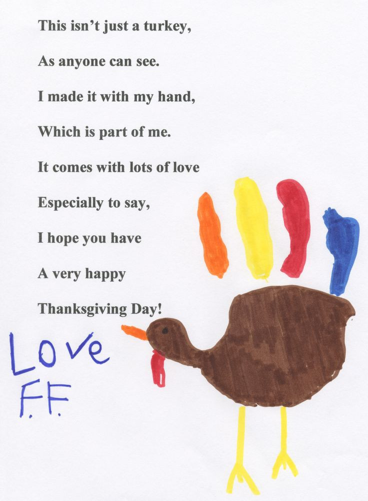 Thanksgiving Quotes For Kids
 Handprint Quotes For Grandma QuotesGram