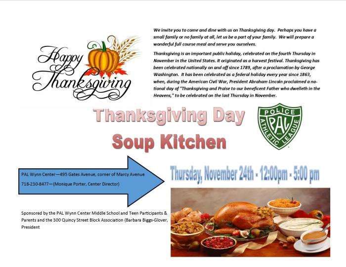 Thanksgiving Soup Kitchen Nyc
 11 24 Thanksgiving Day Soup Kitchen