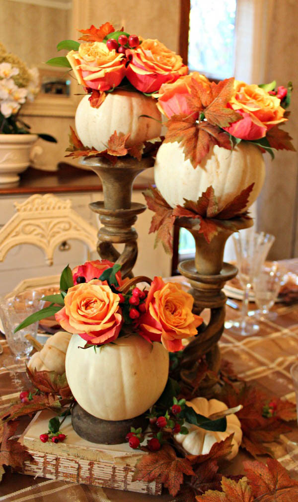 Thanksgiving Table Centerpieces
 31 Stylish Thanksgiving Table Decor Ideas Easyday