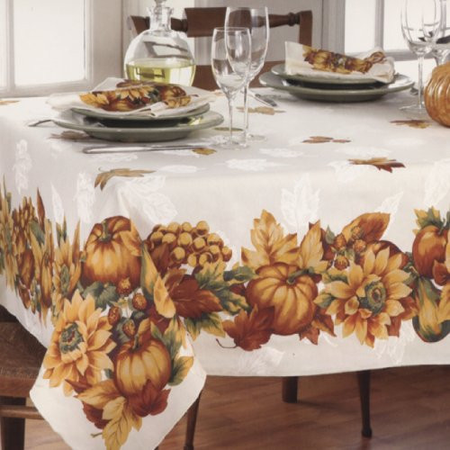 Thanksgiving Table Cloth
 Thanksgiving Fabric Tablecloths