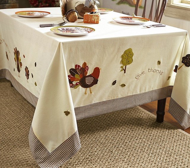 Thanksgiving Table Cloth
 Thanksgiving Tablecloth Contemporary Holiday
