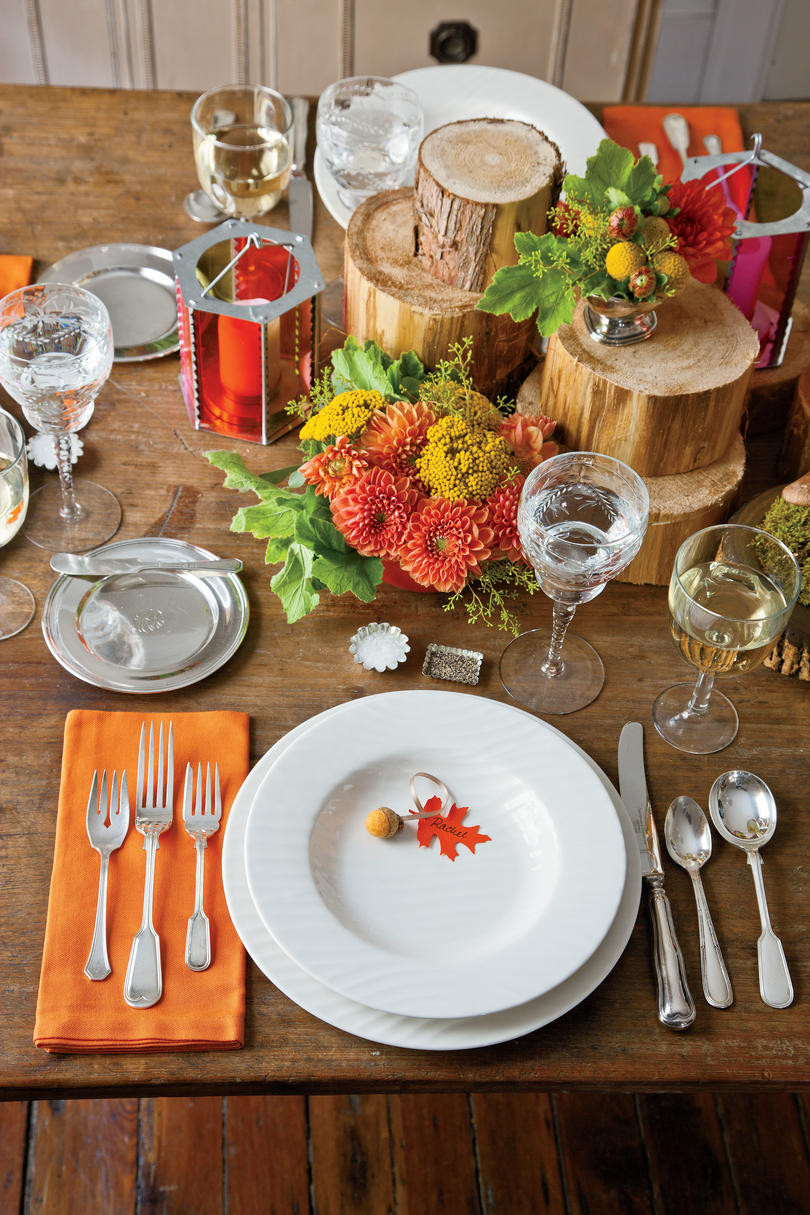 Thanksgiving Table Decorating Ideas
 Natural Thanksgiving Table Decoration Ideas Southern Living
