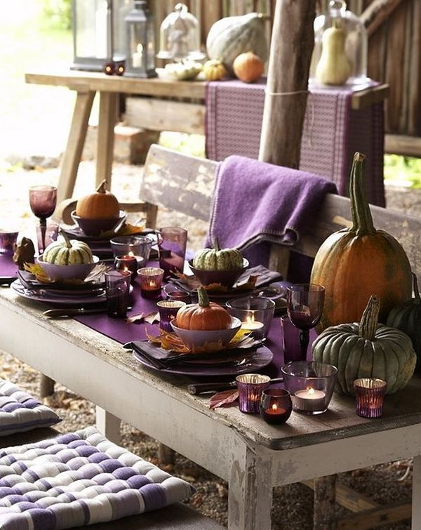 Thanksgiving Table Decoration Ideas
 16 Thanksgiving Decor Ideas In Purple