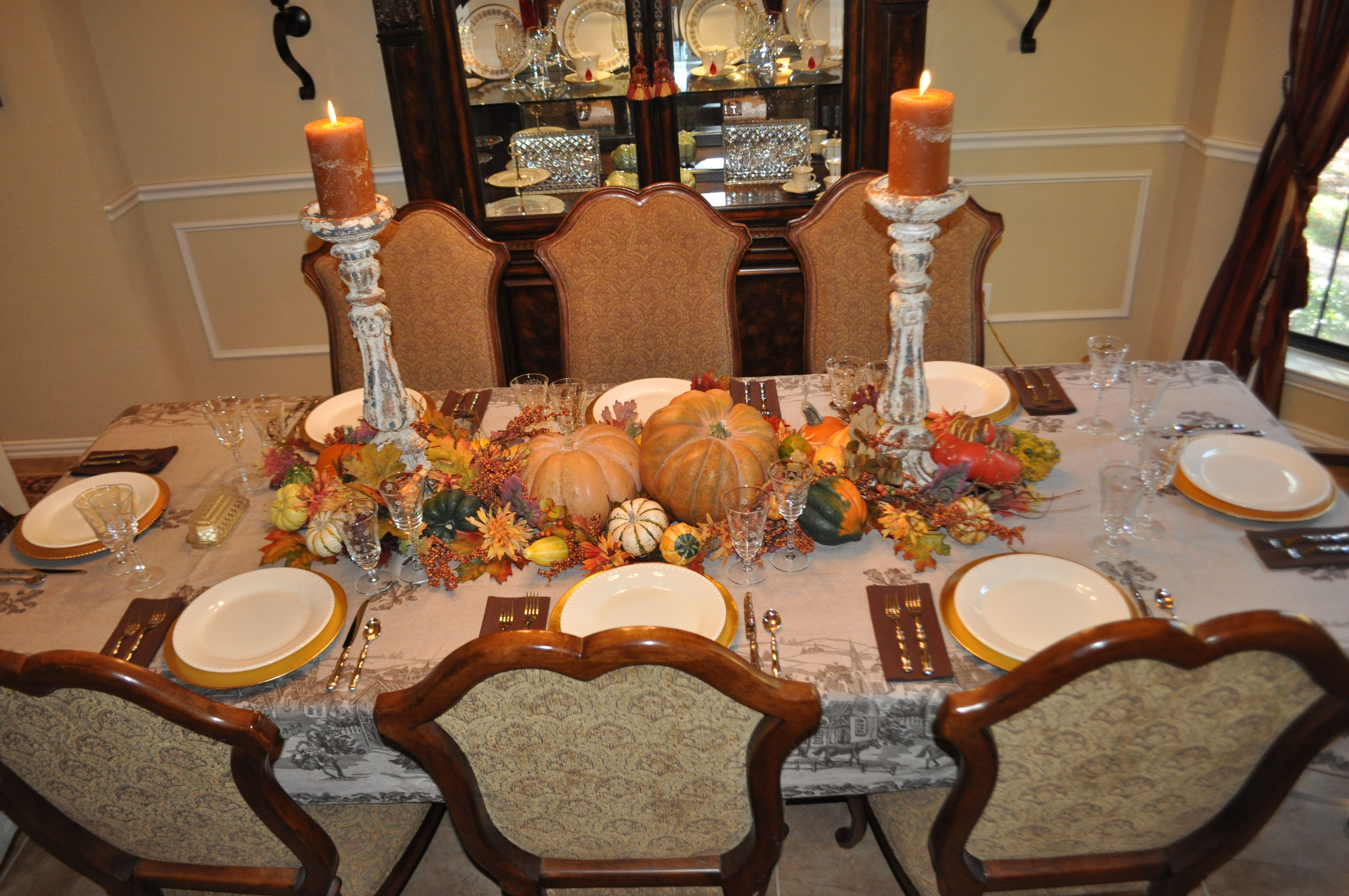 Thanksgiving Table Decorations Pinterest
 Thanksgiving table decor Holidays