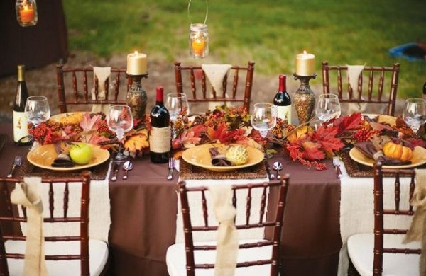 Thanksgiving Table Ideas
 20 fantastic Thanksgiving decoration ideas for an outdoor