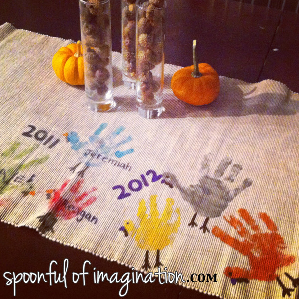 Thanksgiving Table Runner
 Feast with Friends Spoonful of Imagination