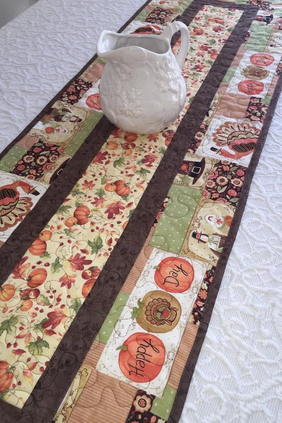 Thanksgiving Table Runners
 Thanksgiving Patchwork Table Runners Page Two