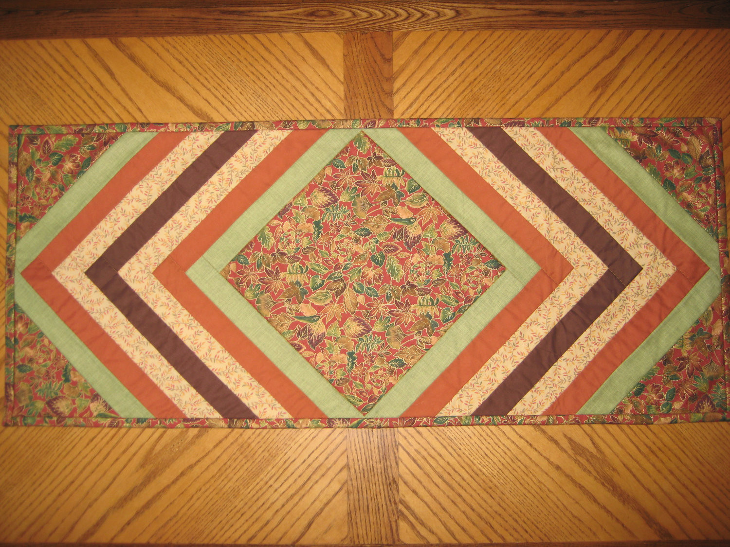 Thanksgiving Table Runners
 Thanksgiving table runner 18x42 brown red green