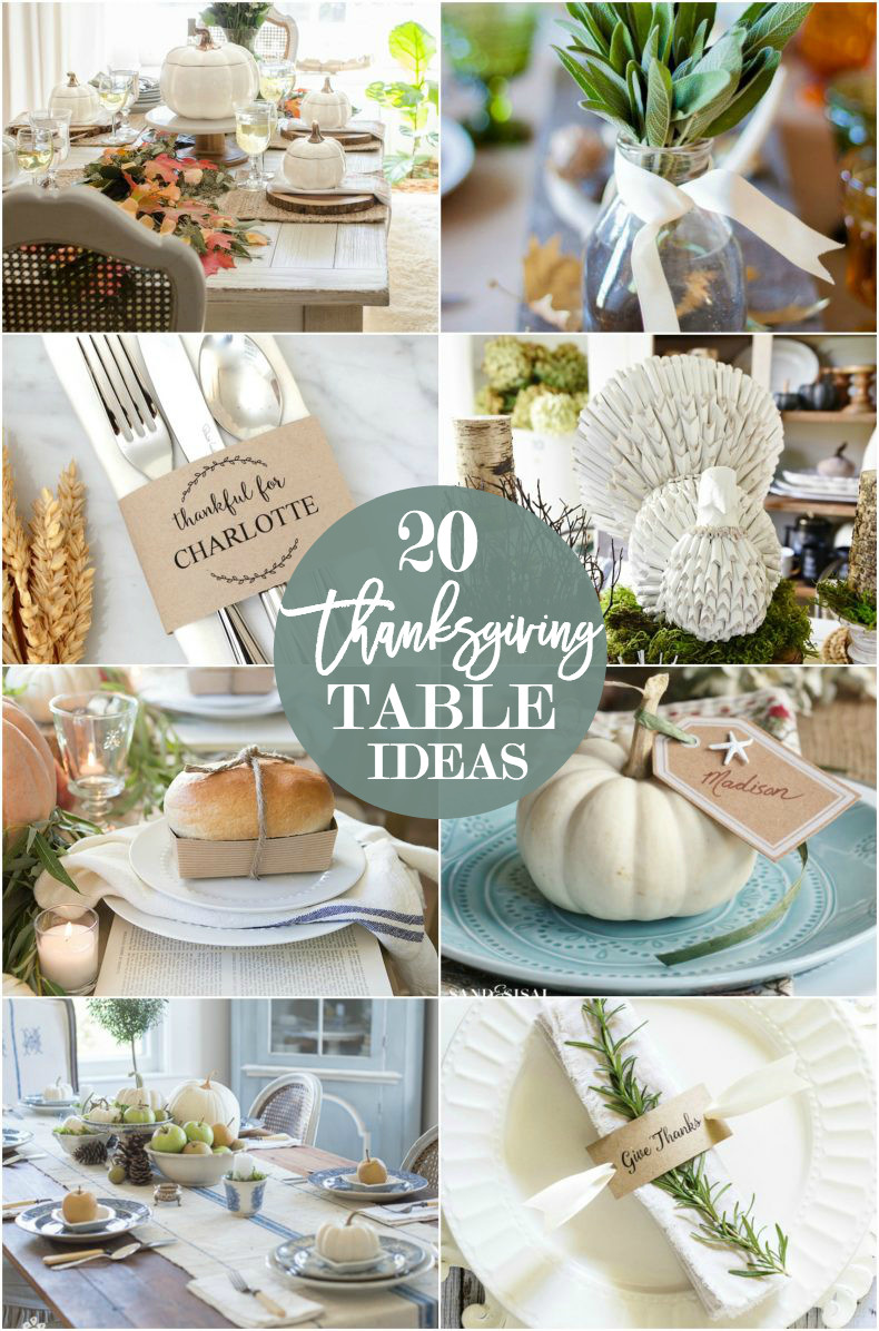 Thanksgiving Table Setting Ideas
 20 Gorgeous Thanksgiving Tablescape Ideas