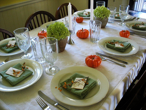 Thanksgiving Table Setting
 Creative Thanksgiving Table Setting Ideas