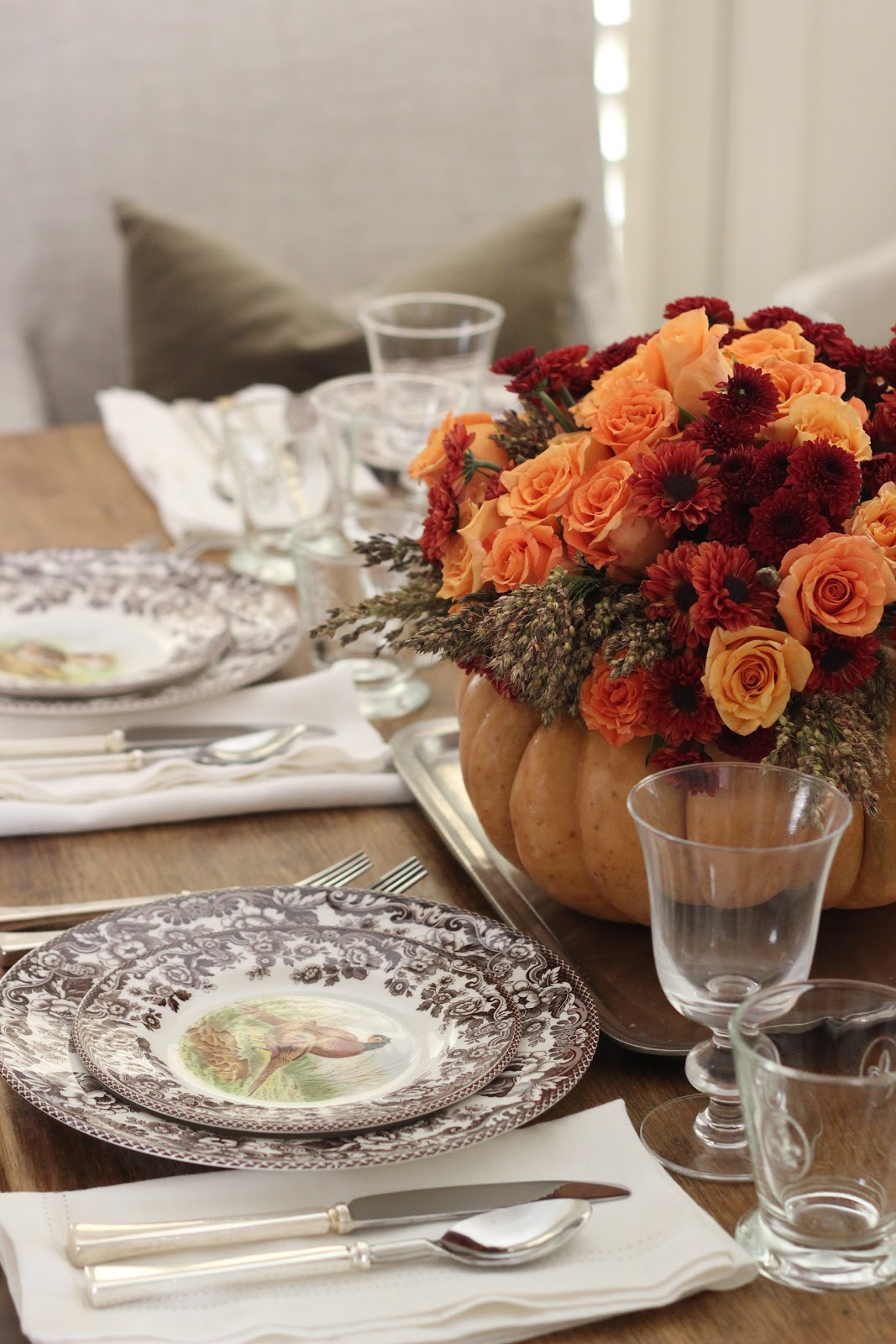 Thanksgiving Table Setting
 Jenny Steffens Hobick Thanksgiving Table Setting