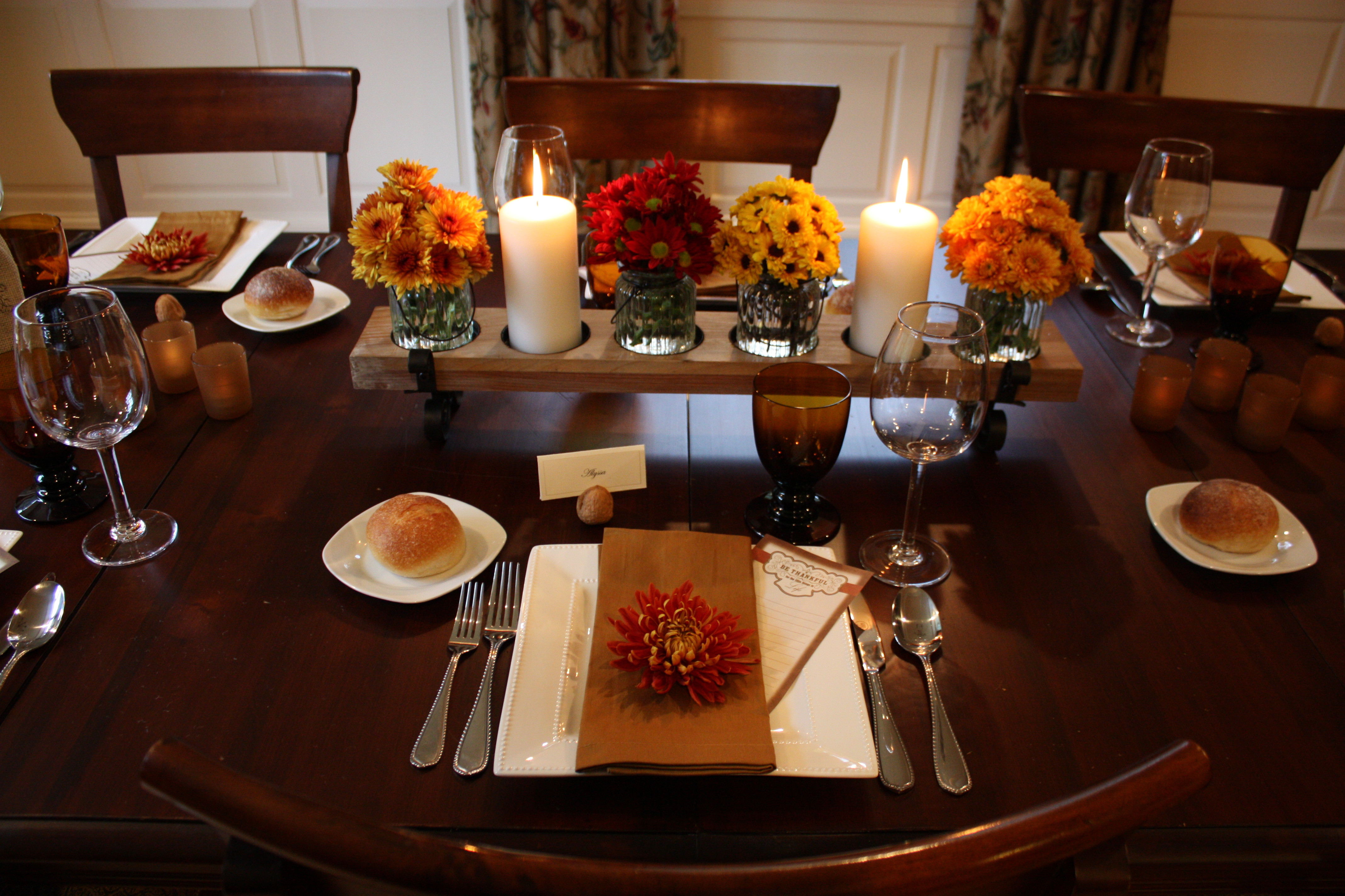 Thanksgiving Table Setting
 Thanksgiving Table