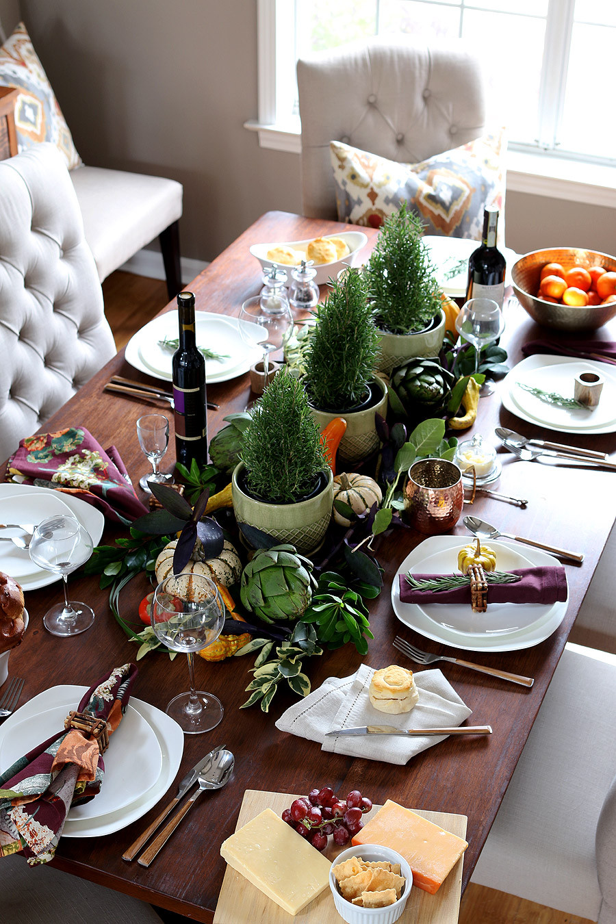 Thanksgiving Table Settings
 Casual and Elegant Thanksgiving Table