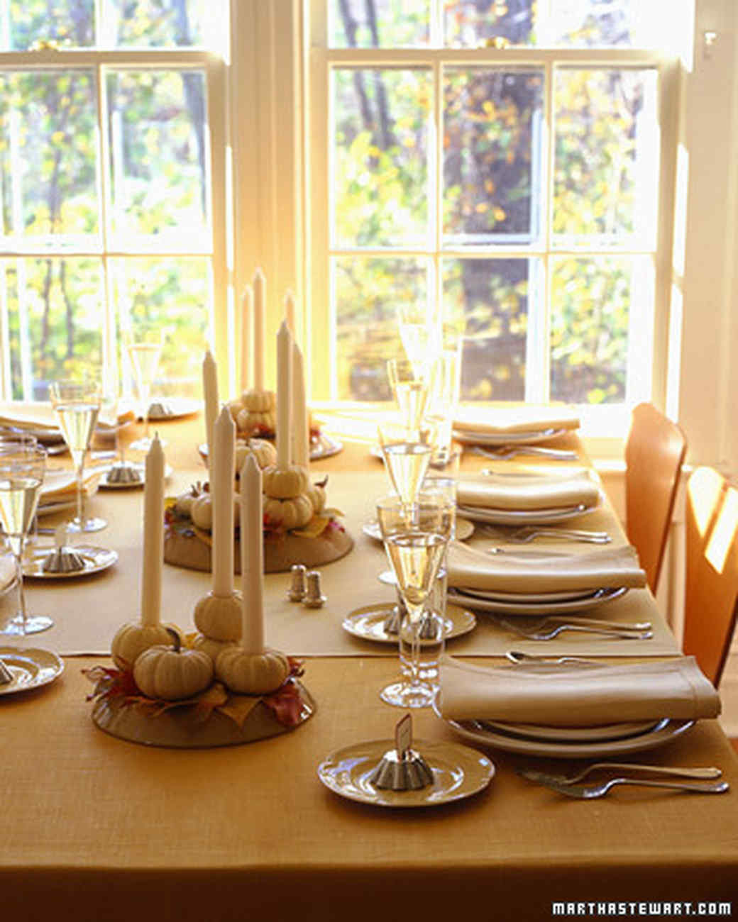 Thanksgiving Table Settings Martha Stewart
 Thanksgiving Table Tableau Decorations
