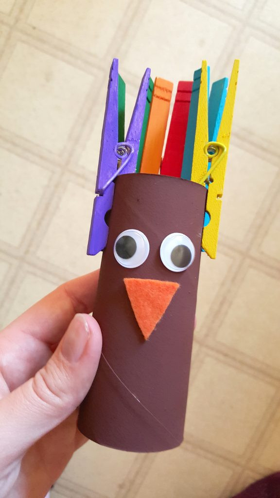 Thanksgiving Toilet Paper Roll Crafts
 Creative Colorful Turkey Toilet Paper Tube Preschool Craft