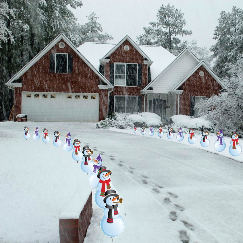 The Christmas Path
 Snowman Pathway Lights