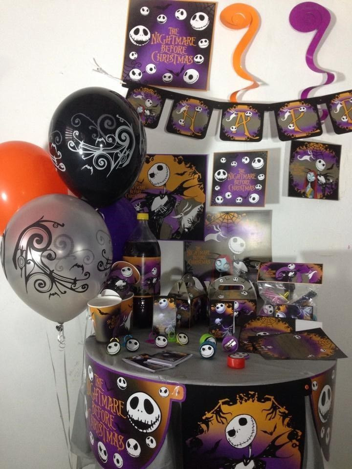 The Nightmare Before Christmas Party Ideas
 The Nightmare Before Christmas happy birthday party pack