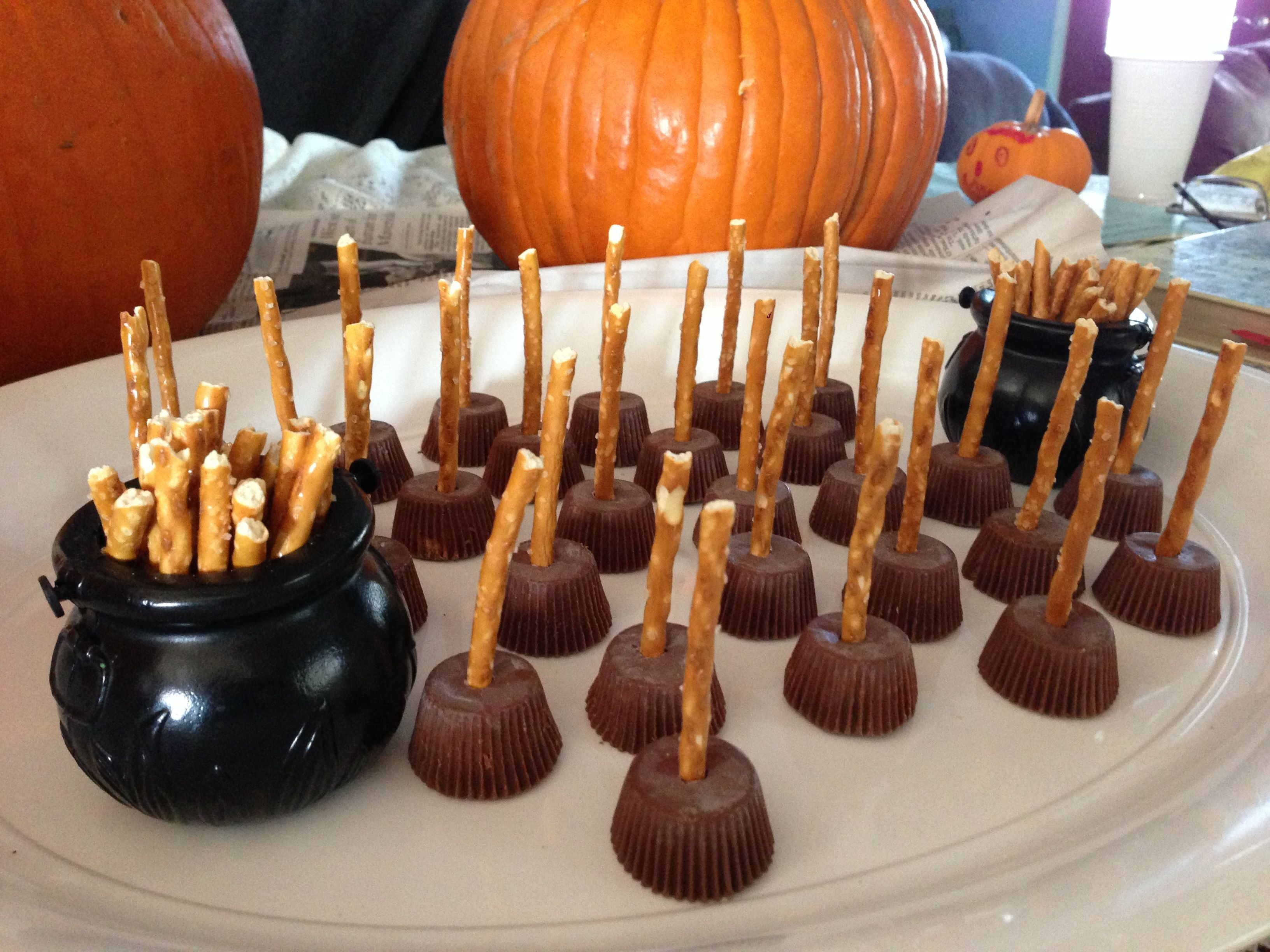 Third Grade Halloween Party Ideas
 Witches broomsticks for 3rd grade classroom party today