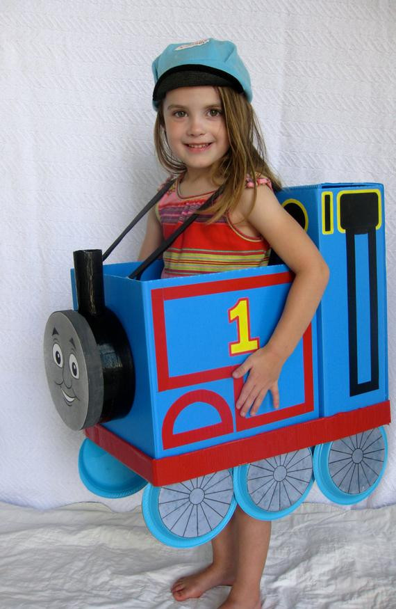 Thomas The Train Costume DIY
 Toddler and kids Thomas the Train Costume by FreckleBusters