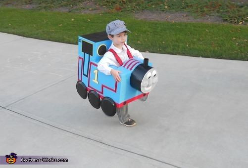 Thomas The Train Costume DIY
 Train costume Thomas the train and Trains on Pinterest