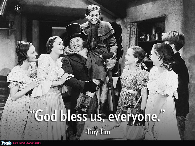 Tiny Tim Christmas Carol Quotes
 It s a Wonderful Life Elf Charlie Brown Christmas Quotes