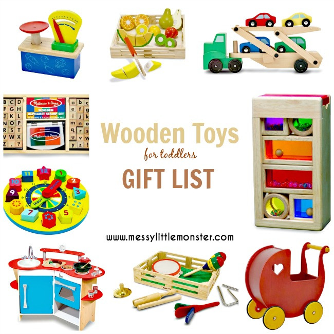 Toddler Christmas Gift Ideas
 Best Wooden Toys for Toddlers Messy Little Monster