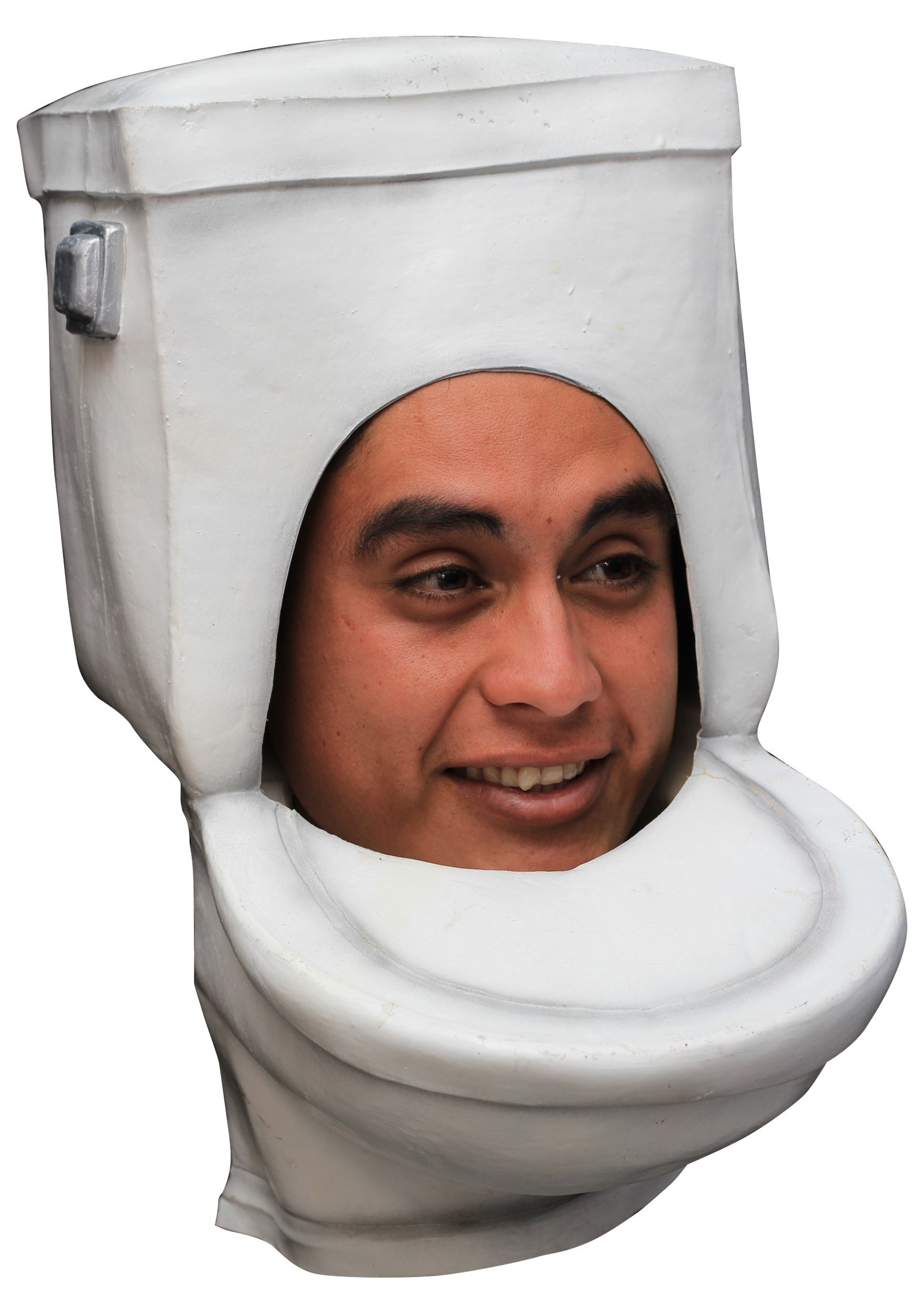 Toilet Costume Halloween
 The Toilet Adult Mask