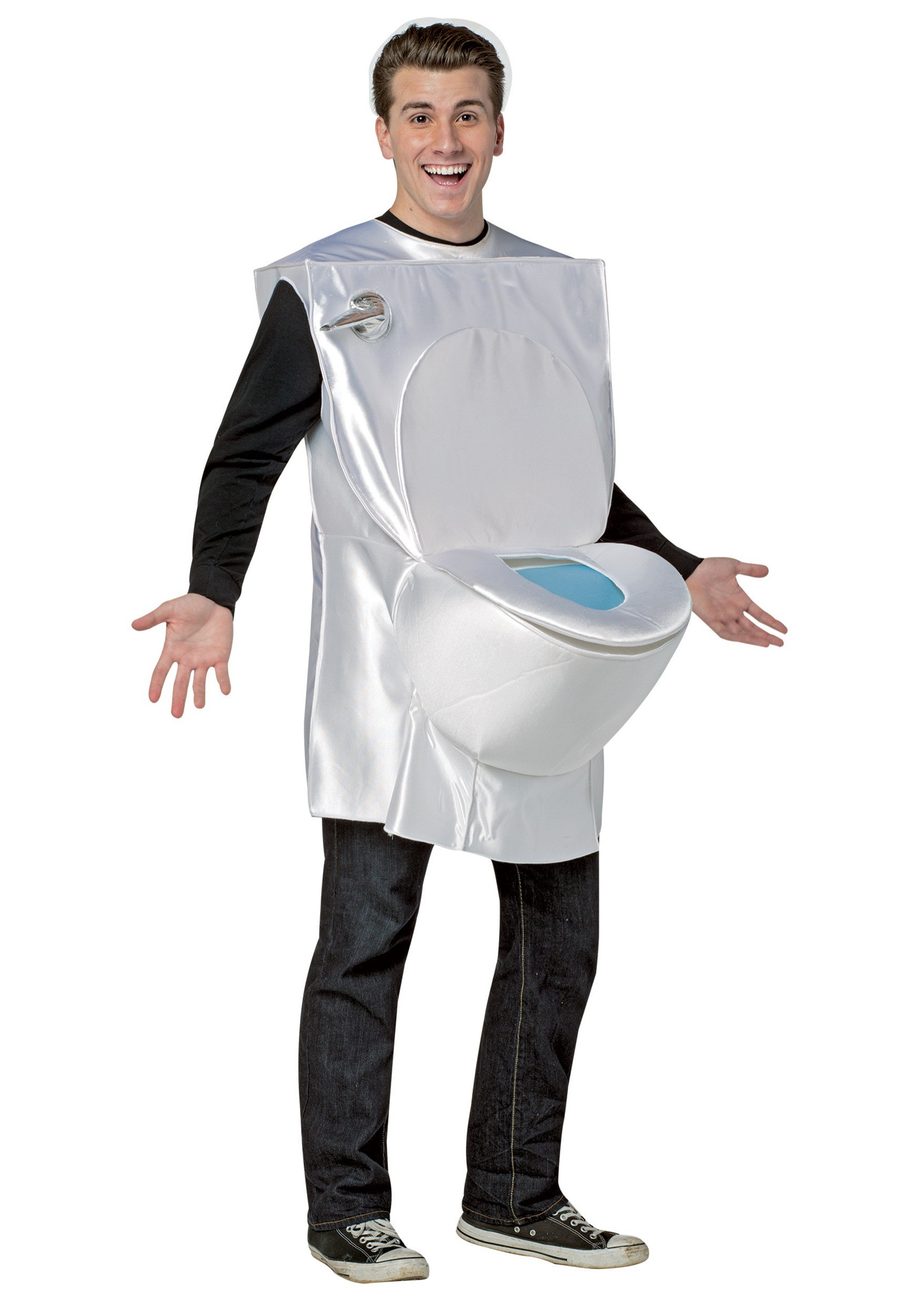 Toilet Costume Halloween
 Adult Toilet Costume