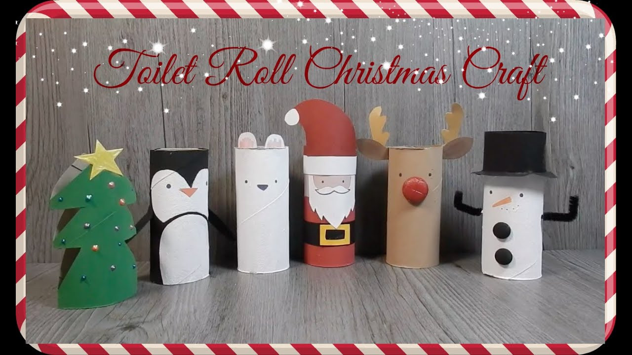 Toilet Paper Christmas Craft
 DIY Toilet Paper Roll Christmas Craft Recycle