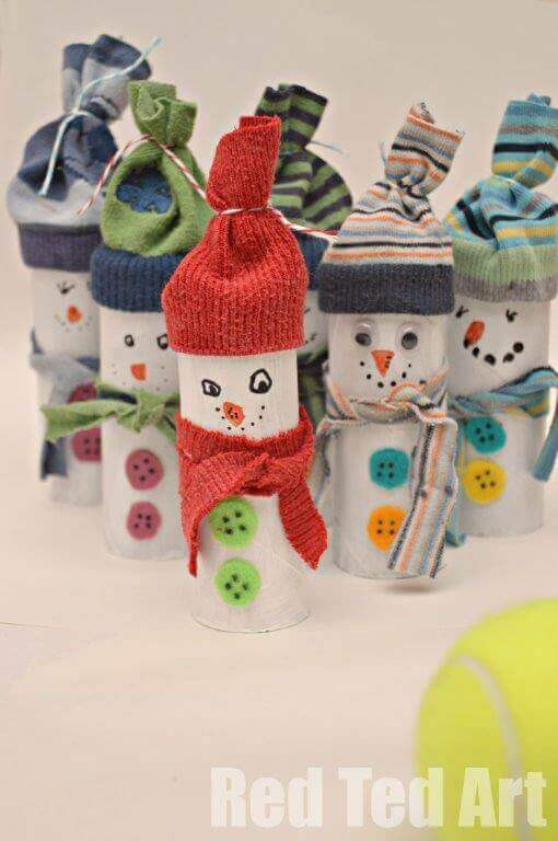 Toilet Paper Christmas Craft
 28 Christmas Crafts Made From Toilet Paper Rolls