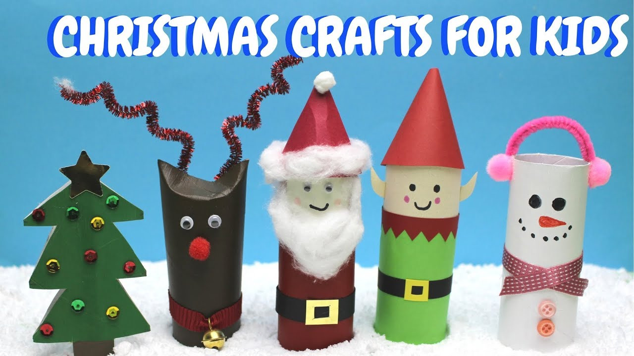 Toilet Paper Christmas Craft
 Christmas Crafts for Kids