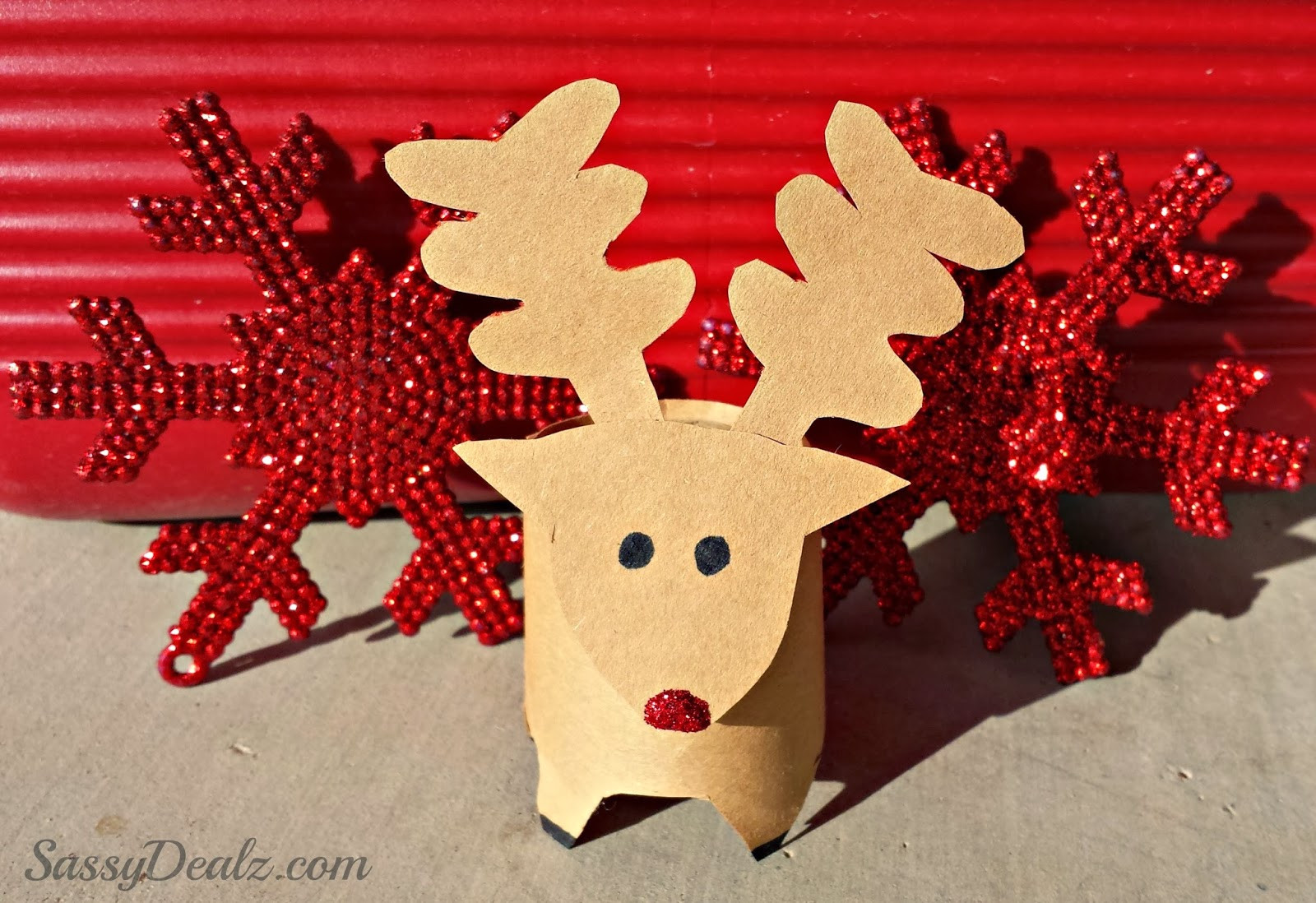 Toilet Paper Christmas Craft
 Mini Reindeer Toilet Paper Roll Christmas Craft For Kids