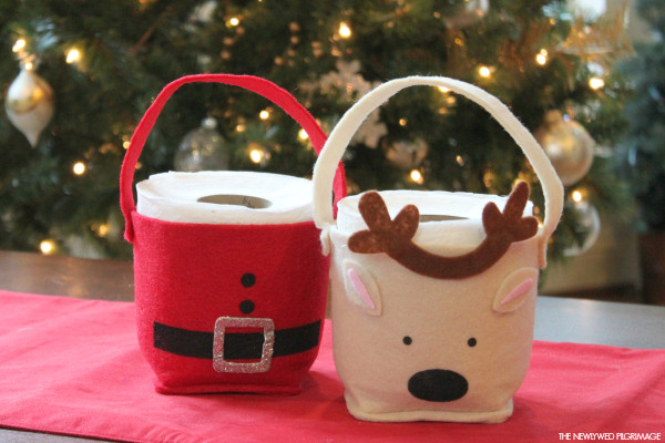 Toilet Paper Christmas Craft
 Christmas Toilet Paper Roll Craft
