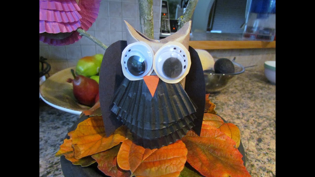 Toilet Paper Halloween Crafts
 How To Make Owls from Toilet Paper Tube Craft 2 Halloween