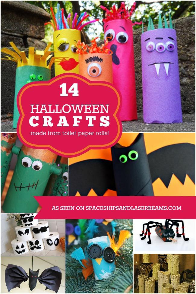 Toilet Paper Halloween Crafts
 14 Halloween Kids Crafts Made from Toilet Paper Rolls