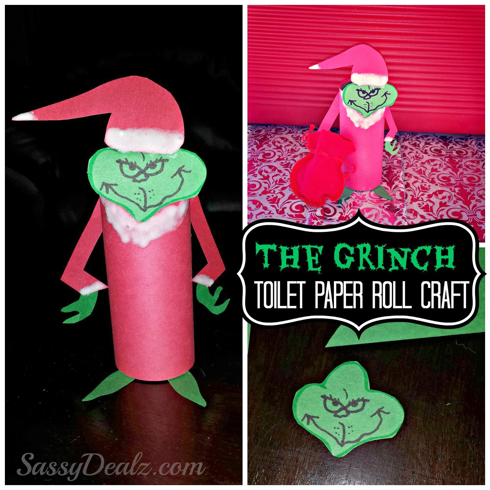 Toilet Paper Roll Christmas Craft
 12 days of Christmas workshop on Pinterest