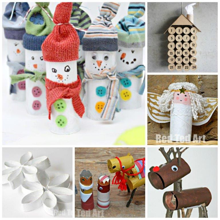 Toilet Paper Roll Christmas Craft
 12 Toilet Paper Roll Christmas Crafts Red Ted Art