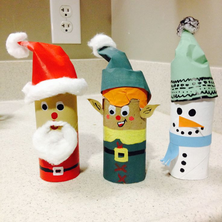 Toilet Paper Roll Christmas Craft
 17 Best images about Toilet paper roll crafts on Pinterest