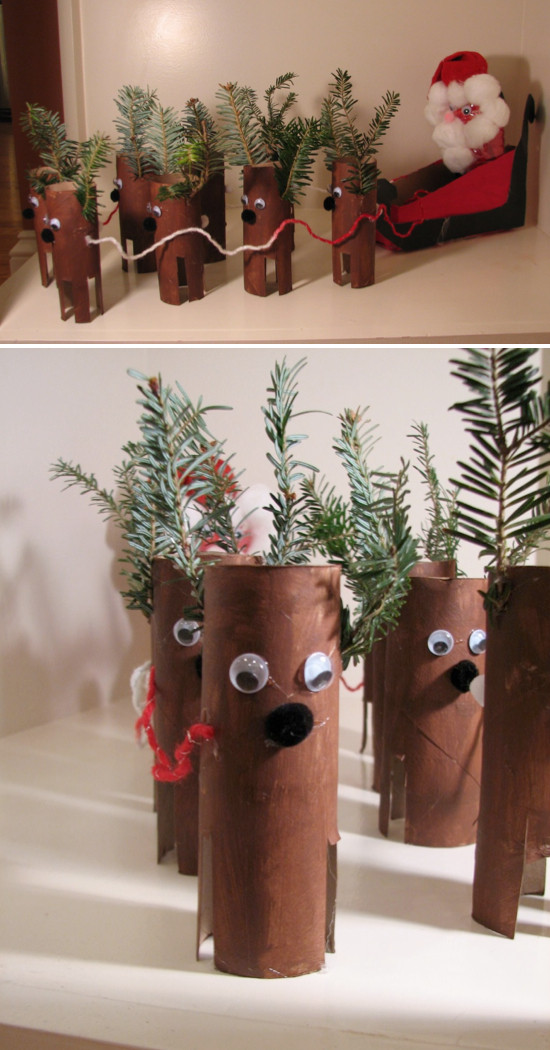 Toilet Paper Roll Christmas Crafts
 Toilet Paper Roll Crafts Kids Kubby